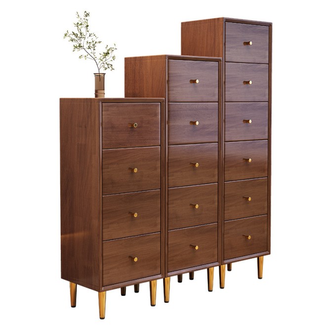 Elegant Solid Wood Bedside Table