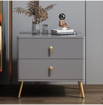 Secure and Stylish Bedside Table with Modern Design