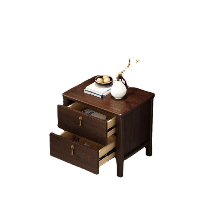 Classic Walnut Bedside Table