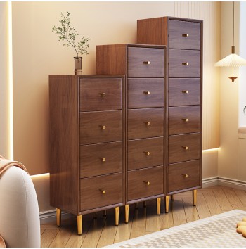 Elegant Solid Wood Bedside Table
