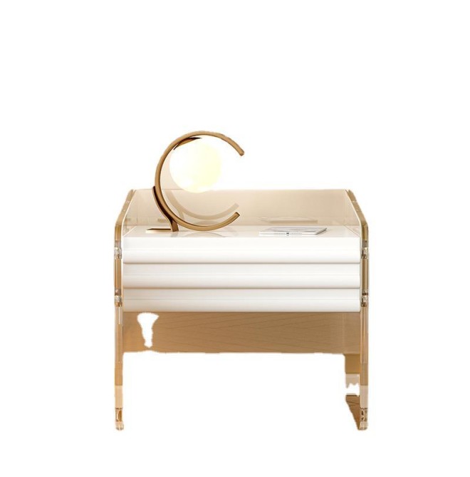 Acrylic Modern Elegance Bedside Table