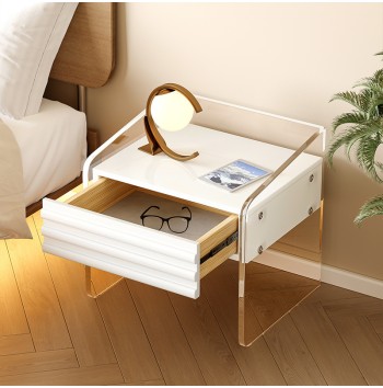 Acrylic Modern Elegance Bedside Table