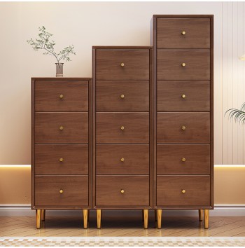 Elegant Solid Wood Bedside Table