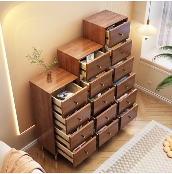Elegant Solid Wood Bedside Table