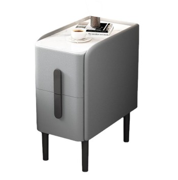 Compact Multifunctional Bedside Table