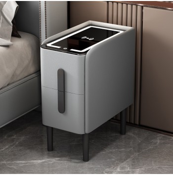 Compact Multifunctional Bedside Table