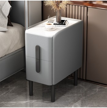 Compact Multifunctional Bedside Table